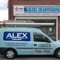 Company/TP logo - "Alex Electrical"