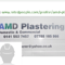 Company/TP logo - "AMD Plasterers"
