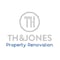 Company/TP logo - "TH & Jones Property Renovation"