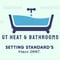 Company/TP logo - "GT Heat & Bathrooms"