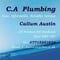 Company/TP logo - "C.A Plumbing"