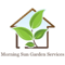 Company/TP logo - "Morning Sun Garden Services"