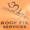 Company/TP logo - "roof fix services"