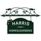 Company/TP logo - "Harris Home & Gardens"