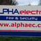 Company/TP logo - "Alpha Electrical Fire & Security"