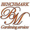 Company/TP logo - "Benchmark gardening services"