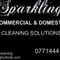 Company/TP logo - "sparkling cleaning solutions"