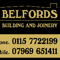 Company/TP logo - "Belfords construction"