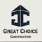Company/TP logo - "Great Choice Construction"