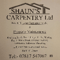 Company/TP logo - "Shaun's Carpentry Ltd"