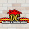 Company/TP logo - "DC Roofing & Landscaping"