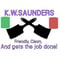 Company/TP logo - "K W Saunders Decorators"