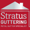 Company/TP logo - "STRATUS GUTTERING"