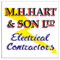 Company/TP logo - "M. H. HART & SON LIMITED"