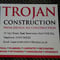 Company/TP logo - "trojan construction"