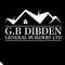 Company/TP logo - "GD DIBDEN GENERAL BUILDERS"