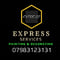 Company/TP logo - "Express painting and decorating"