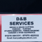 Company/TP logo - "D & B SERVICES"