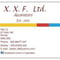 Company/TP logo - "X X F Ltd."