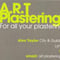 Company/TP logo - "A.R.T Plastering"