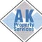 Company/TP logo - "AK PROPERTY SERVICES"