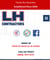 Company/TP logo - "LH Contractors"