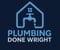Company/TP logo - "Plumbing Done Wright"