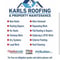Company/TP logo - "Karl’s roofing and property maintenance "