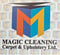 Company/TP logo - "Magic Cleaning Carpet & Upholstery LTD"