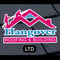 Company/TP logo - "Hangover Roofing"