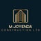 Company/TP logo - "MJOYENDA CONSTRUCTION LTD"