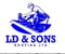 Company/TP logo - "LD & Sons Roofing LTD"