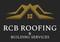 Company/TP logo - "RCB Roofing & Building Services"