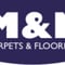 Company/TP logo - "M&N Carpets and Flooring"