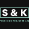 Company/TP logo - "S & K Precision Projects"