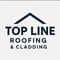 Company/TP logo - "Top Line Roofing & Cladding"