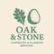 Company/TP logo - "Oak & Stone Carpentry & Plumbing"