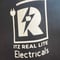 Company/TP logo - "Itz Real Lite Electrical"