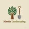 Company/TP logo - "Martin Landscaping"
