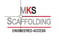 Company/TP logo - "MKS SCAFFOLDING LIMITED"