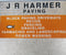 Company/TP logo - "JR Harmer Paving"