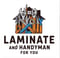 Company/TP logo - "Laminate & Handyman For You"