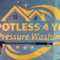 Company/TP logo - "spotless 4 you pressure washing"