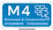 Company/TP logo - "M4 Brickwork & Construction"