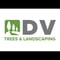 Company/TP logo - "DV Tree & Landscaping"