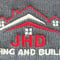Company/TP logo - "JHD Roofing & Building"