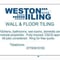 Company/TP logo - "Weston Tiling"