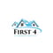 Company/TP logo - "First 4 Roofing"