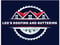 Company/TP logo - "Leo's Roofing & Guttering"