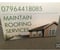Company/TP logo - "Maintain Roofing&Building Specialists"